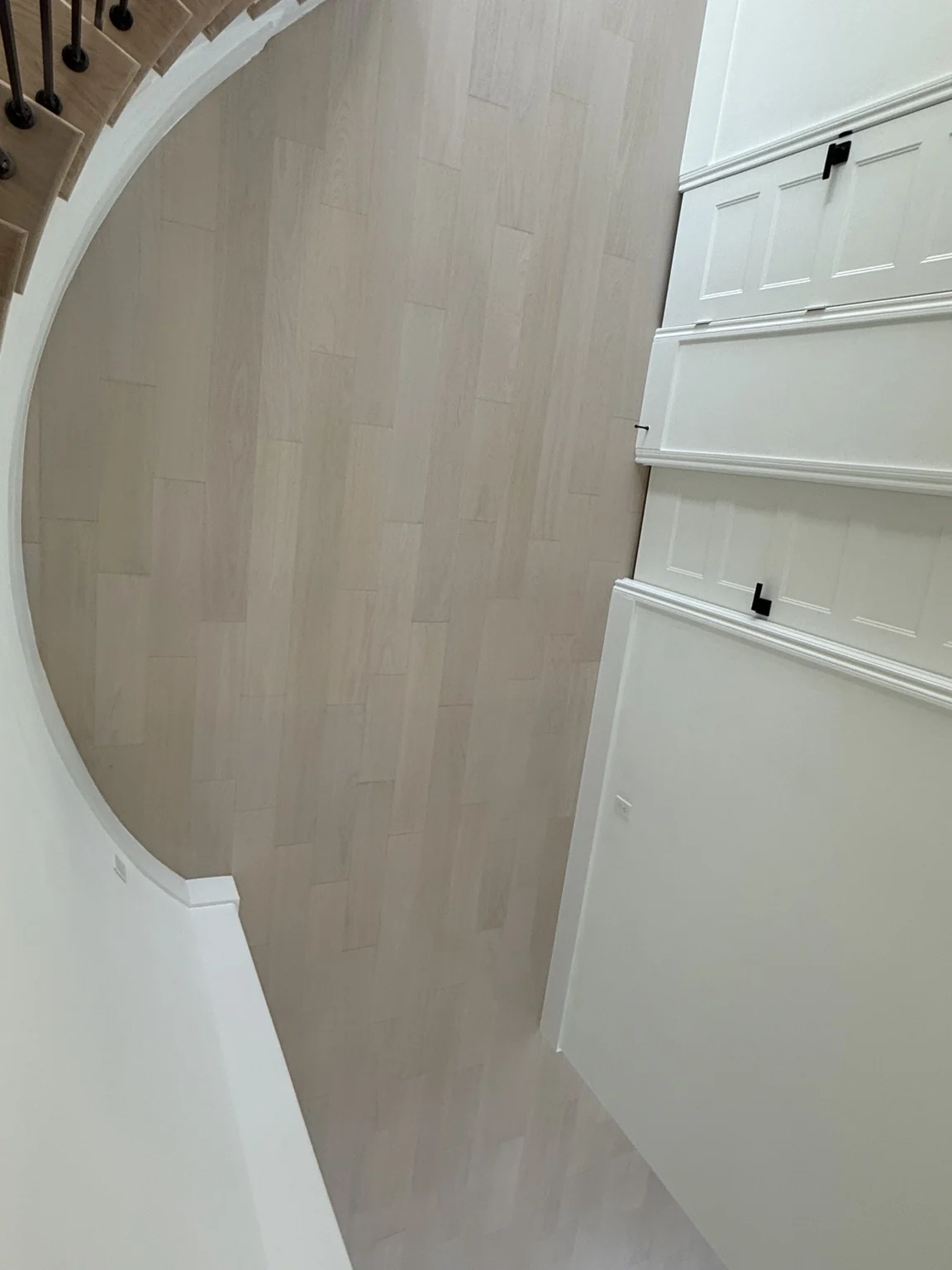 Engineered hardwood flooring installation project 14 in the Houston area