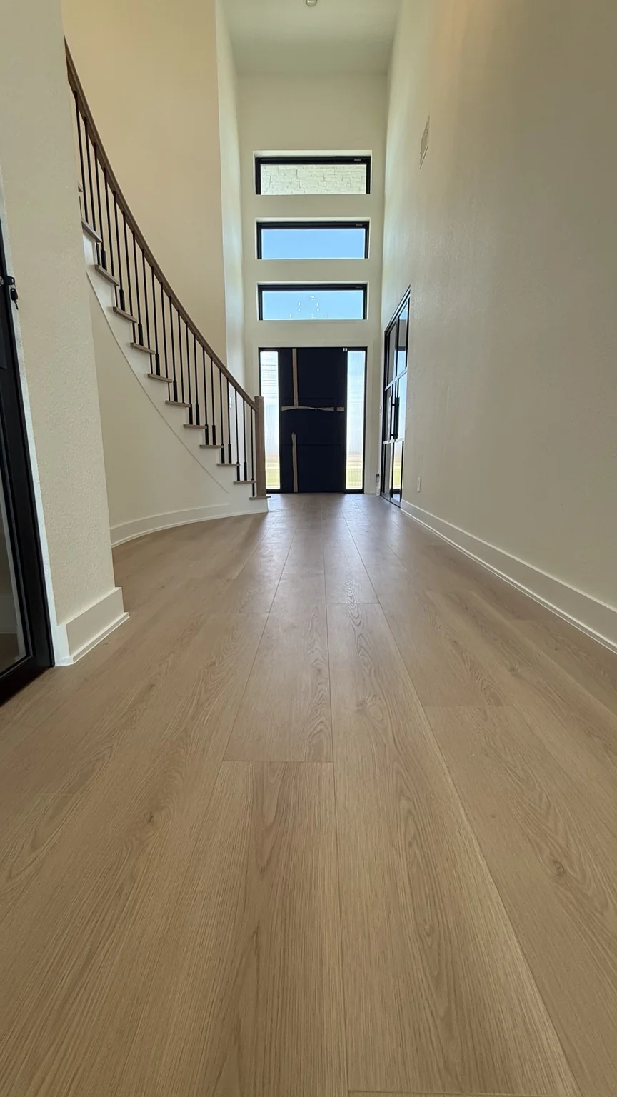 Wood-look laminate flooring