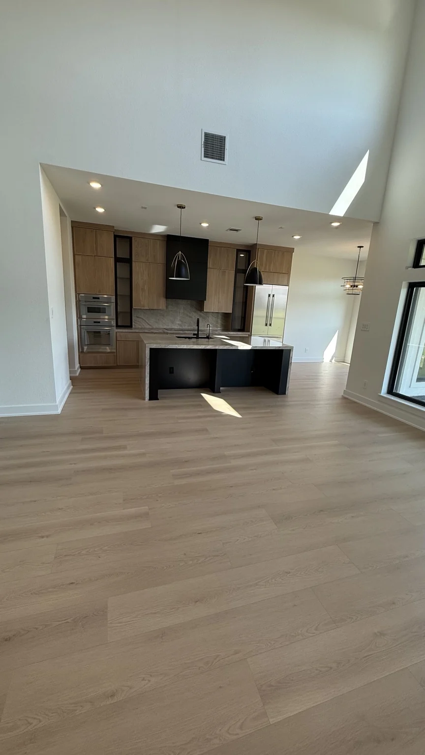 Luxury vinyl plank flooring project